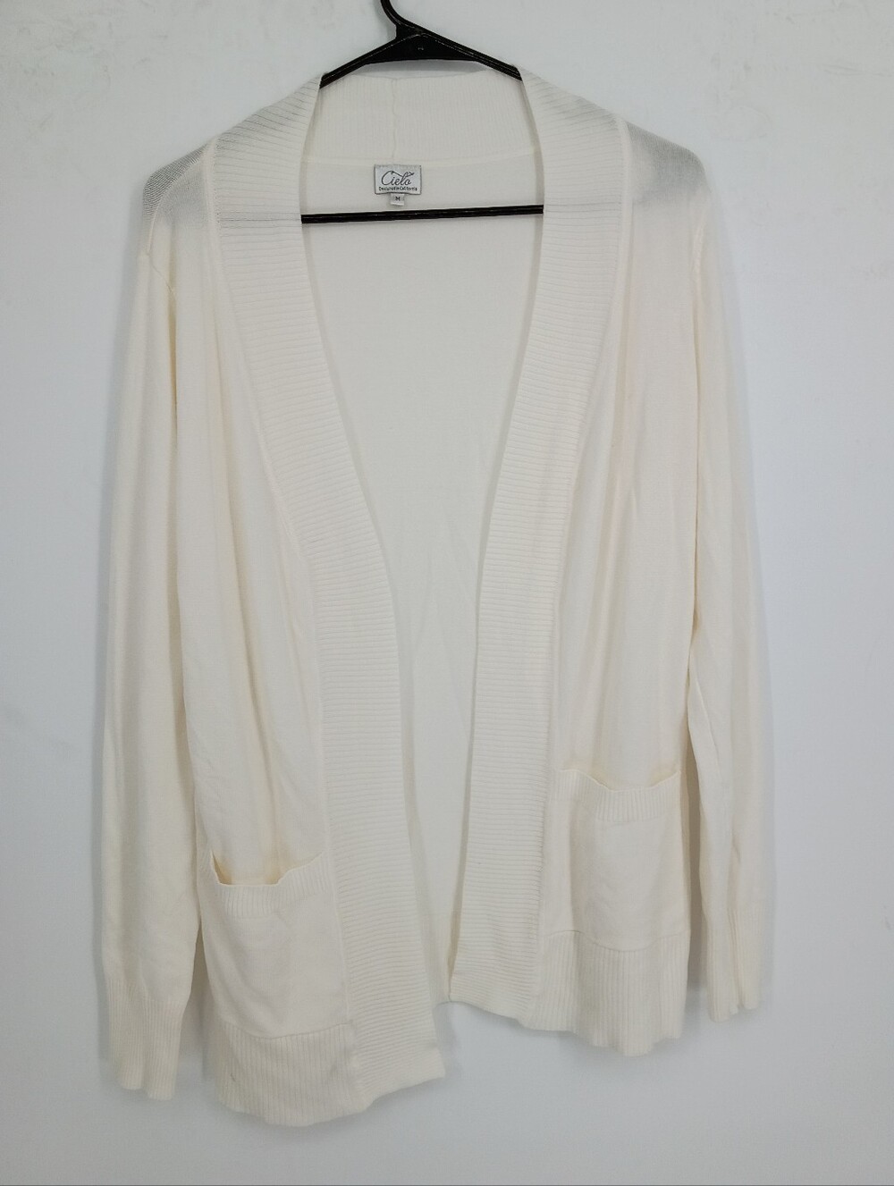 Cielo Cream Open-Front Women's Cardigan Sweater